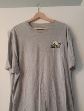 Hang Ten Gray Graphic Pocket-Print Crew Neck T-Shirt